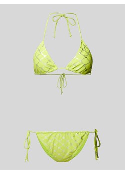 Zestaw bikini z bocznym wiązaniem ze sklepu Peek&Cloppenburg  w kategorii Stroje kąpielowe - zdjęcie 172540644