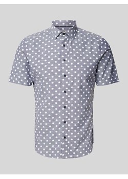 Koszula biznesowa o kroju casual fit z nadrukiem na całej powierzchni ze sklepu Peek&Cloppenburg  w kategorii Koszule męskie - zdjęcie 172540652