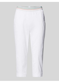 Spodnie capri o kroju regular fit z elastycznym pasem model ‘SUE’ ze sklepu Peek&Cloppenburg  w kategorii Spodnie damskie - zdjęcie 172540653