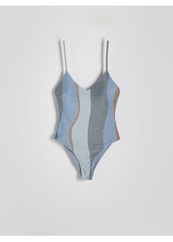 Reserved - Jednoczęściowy strój plażowy - lawendowy ze sklepu Reserved w kategorii Stroje kąpielowe - zdjęcie 172541930
