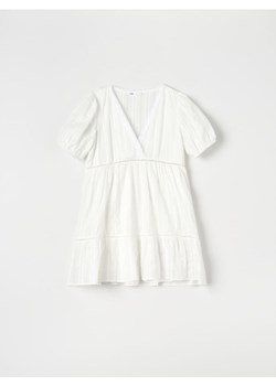 Sinsay - Sukienka babydoll - biały ze sklepu Sinsay w kategorii Sukienki - zdjęcie 172542353