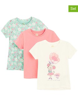 COOL CLUB Koszulki (3 szt.) w kolorze kremowo-jasnoróżowo-miętowym ze sklepu Limango Polska w kategorii Bluzki dziewczęce - zdjęcie 172542941
