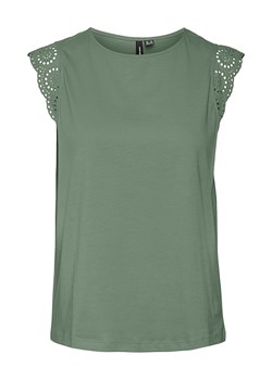 Vero Moda Koszulka w kolorze zielonym ze sklepu Limango Polska w kategorii Bluzki damskie - zdjęcie 172543063
