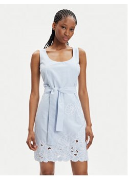 Fracomina Sukienka letnia FS24SD1001W445N8 Błękitny Slim Fit ze sklepu MODIVO w kategorii Sukienki - zdjęcie 172543270