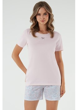 Piżama Italian Fashion Tacoma kr.r. kr.sp. łosoś/druk ze sklepu kontri.pl w kategorii Piżamy damskie - zdjęcie 172544853