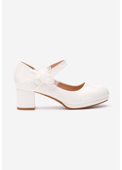 Białe półbuty dziewczęce Letizia ze sklepu Zapatos w kategorii Czółenka - zdjęcie 172545754