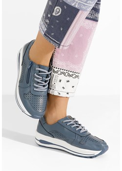 Niebieski sneakersy damskie Cidra ze sklepu Zapatos w kategorii Buty sportowe damskie - zdjęcie 172545784