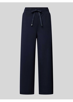 Spodnie dresowe z szeroką nogawką i tunelem model ‘Banu’ ze sklepu Peek&Cloppenburg  w kategorii Spodnie damskie - zdjęcie 172546262