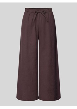 Spodnie materiałowe o luźnym kroju z tunelem ze sklepu Peek&Cloppenburg  w kategorii Spodnie damskie - zdjęcie 172546323