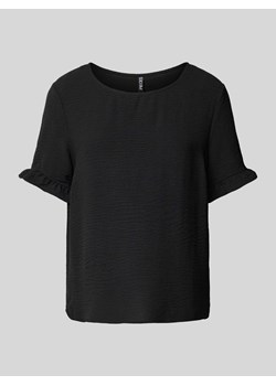 T-shirt z fakturowanym wzorem model ‘ARIANNA’ ze sklepu Peek&Cloppenburg  w kategorii Bluzki damskie - zdjęcie 172546391