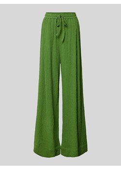 Spodnie z wiskozy z szerokimi nogawkami ze sklepu Peek&Cloppenburg  w kategorii Spodnie damskie - zdjęcie 172546483