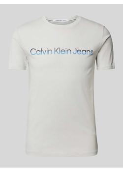 T-shirt z nadrukiem z logo model ‘MIXED INSTITUTIONAL’ ze sklepu Peek&Cloppenburg  w kategorii T-shirty męskie - zdjęcie 172546581
