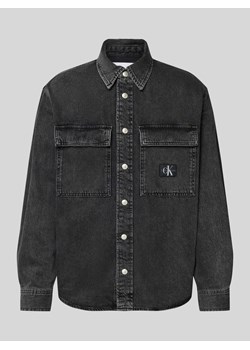 Koszula jeansowa z czystej bawełny ze sklepu Peek&Cloppenburg  w kategorii Koszule męskie - zdjęcie 172546774