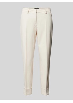 Spodnie materiałowe o kroju regular fit w kant model ‘KRYSTAL’ ze sklepu Peek&Cloppenburg  w kategorii Spodnie damskie - zdjęcie 172546800