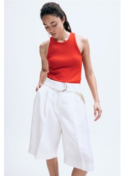 H & M - Koszulka z domieszką jedwabiu - Pomarańczowy ze sklepu H&M w kategorii Bluzki damskie - zdjęcie 172547741