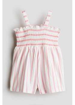 H & M - Kombinezon z bawełnianego dżerseju - Różowy ze sklepu H&M w kategorii Odzież dla niemowląt - zdjęcie 172547753
