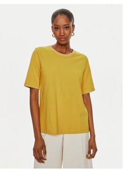 United Colors Of Benetton T-Shirt 34G7D107B Żółty Regular Fit ze sklepu MODIVO w kategorii Bluzki damskie - zdjęcie 172548624