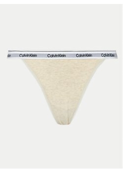 Calvin Klein Underwear Figi klasyczne 000QD5215E Beżowy ze sklepu MODIVO w kategorii Majtki damskie - zdjęcie 172550061