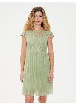 Vila Sukienka koktajlowa Ulricana 14083836 Zielony Regular Fit ze sklepu MODIVO w kategorii Sukienki - zdjęcie 172550263