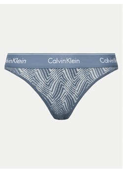 Calvin Klein Underwear Figi klasyczne 000QF7712E Niebieski ze sklepu MODIVO w kategorii Majtki damskie - zdjęcie 172550303