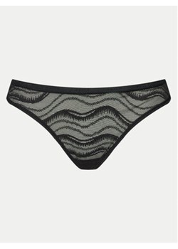 Calvin Klein Underwear Stringi 000QD3971E Czarny ze sklepu MODIVO w kategorii Majtki damskie - zdjęcie 172550360