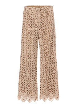 More & More Spodnie Kobiety piaskowy jednolity ze sklepu vangraaf w kategorii Spodnie damskie - zdjęcie 172550783