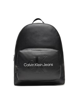 Plecak Calvin Klein Jeans Sculpted Campus K60K612223 Czarny ze sklepu eobuwie.pl w kategorii Plecaki - zdjęcie 172551010