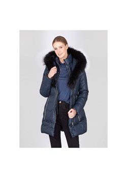Zimowa kurtka damska z naturalnym futrem ze sklepu OCHNIK w kategorii Kurtki damskie - zdjęcie 172551212