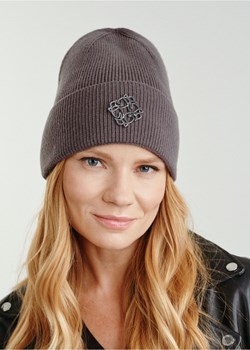 Szara czapka zimowa damska ze sklepu OCHNIK w kategorii Czapki zimowe damskie - zdjęcie 172551383