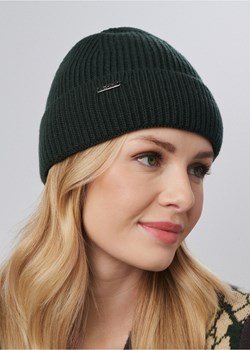 Zielona czapka zimowa damska ze sklepu OCHNIK w kategorii Czapki zimowe damskie - zdjęcie 172551410