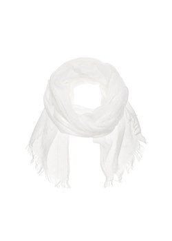 Biały duży szalik damski ze sklepu OCHNIK w kategorii Szaliki i chusty damskie - zdjęcie 172551781