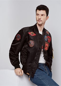 Czarna kurtka męska Top Gun ze sklepu OCHNIK w kategorii Kurtki męskie - zdjęcie 172552360