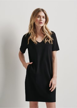 Krótka bawełniana czarna sukienka ze sklepu OCHNIK w kategorii Sukienki - zdjęcie 172553120