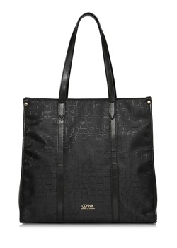 Czarna torebka shopperka damska ze sklepu OCHNIK w kategorii Torby Shopper bag - zdjęcie 172554244