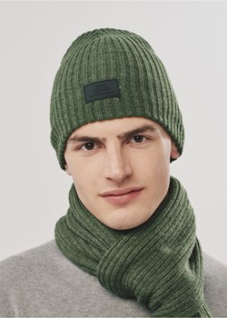 Zielona czapka zimowa męska ze sklepu OCHNIK w kategorii Czapki zimowe męskie - zdjęcie 172554702