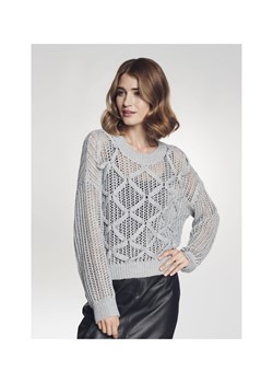 Szary sweter damski ze sklepu OCHNIK w kategorii Swetry damskie - zdjęcie 172555273
