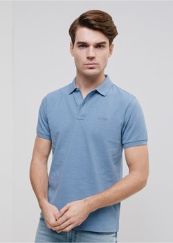 Niebieska koszulka polo męska ze sklepu OCHNIK w kategorii T-shirty męskie - zdjęcie 172555384