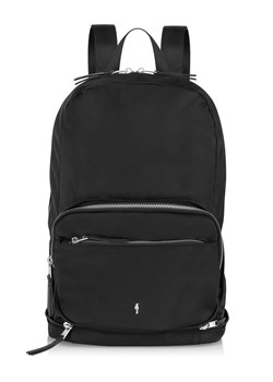 Czarny składany plecak i torba 2 w 1 damski ze sklepu OCHNIK w kategorii Plecaki - zdjęcie 172555453