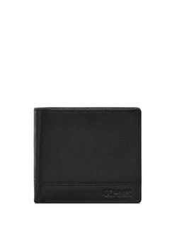 Czarny skórzany portfel męski ze sklepu OCHNIK w kategorii Portfele męskie - zdjęcie 172555741