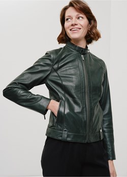 Zielona kurtka skórzana damska ze sklepu OCHNIK w kategorii Kurtki damskie - zdjęcie 172555902