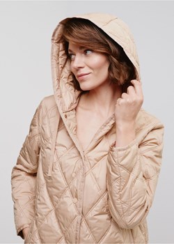 Beżowa kurtka pikowana ocieplana damska ze sklepu OCHNIK w kategorii Kurtki damskie - zdjęcie 172556002