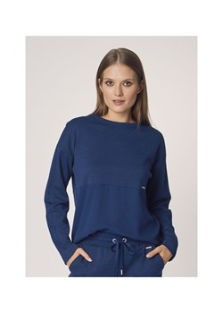 Granatowa bluza basic oversize damska ze sklepu OCHNIK w kategorii Bluzy damskie - zdjęcie 172556083