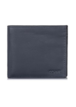 Skórzany grafitowy portfel męski ze sklepu OCHNIK w kategorii Portfele męskie - zdjęcie 172556704