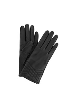 Czarne skórzane rękawiczki damskie ze sklepu OCHNIK w kategorii Rękawiczki damskie - zdjęcie 172556850