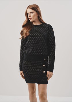 Sweter damski czarny ze sklepu OCHNIK w kategorii Swetry damskie - zdjęcie 172557074