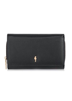 Duży czarny skórzany portfel damski ze sklepu OCHNIK w kategorii Portfele damskie - zdjęcie 172557154