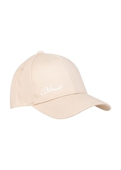 Beżowa czapka z daszkiem z logo ze sklepu OCHNIK w kategorii Czapki z daszkiem damskie - zdjęcie 172557424