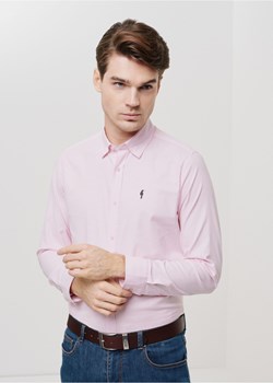 Różowa koszula męska ze sklepu OCHNIK w kategorii Koszule męskie - zdjęcie 172557470