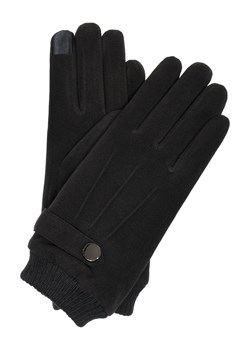 Czarne ocieplane rękawiczki męskie ze sklepu OCHNIK w kategorii Rękawiczki męskie - zdjęcie 172558210