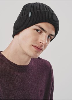 Klasyczna czarna czapka zimowa męska ze sklepu OCHNIK w kategorii Czapki zimowe męskie - zdjęcie 172558252